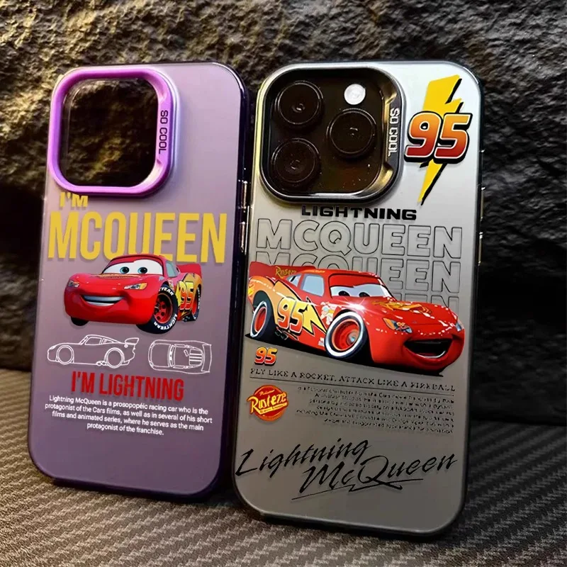 Чехол для телефона Cars Lightning M-McQueen для Xiaomi Redmi 15 15C 14C 13C 12C 13 12 10 A1 A2 A3 A5 9T 9A K60 K40 4G 5G, матовый, с защитой от падения