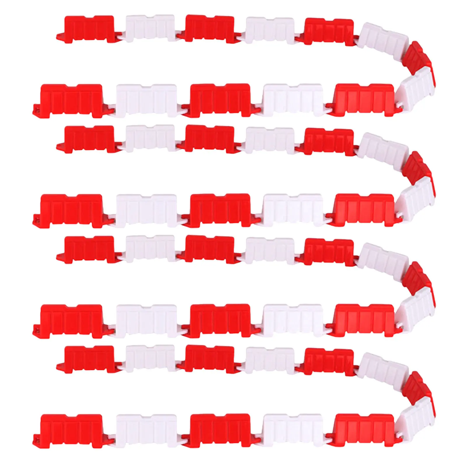 120Pcs Traffic Barricade Game Accessories 1:18 Scale Mini Construction Road Fence for Rc Car Track Kids Early Education Playset