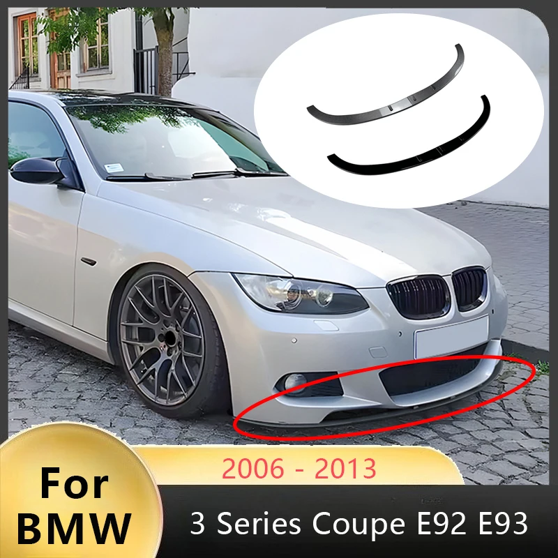 

Front Bumper Splitters Lip Spoiler for BMW 3 Series Coupe E92 E93 M-Tech 2006-2013 Diffuser Exterior Tuning Auto Parts Bumpers