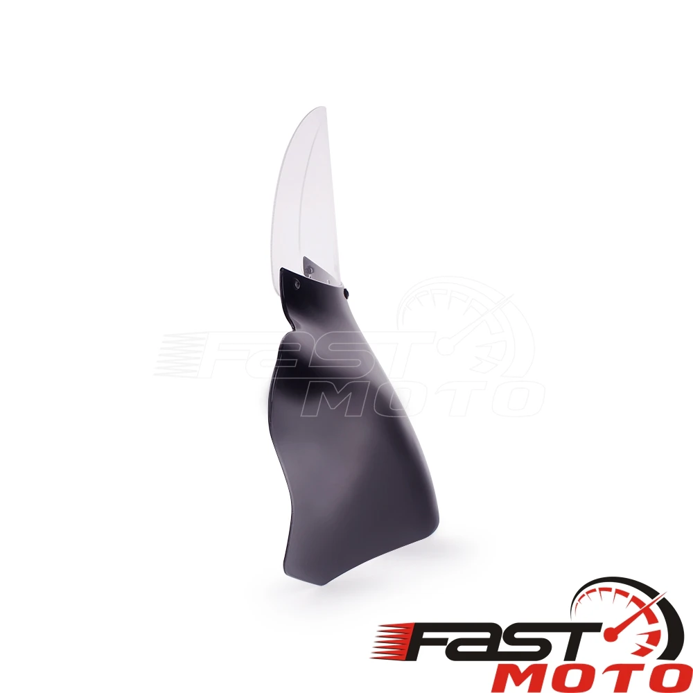 Motorcycle Fairing Batwing Windshield W/ Bracket For Honda VTX 750 1100 1800 Shadow Kawasaki Vulcan Harley FLST FLSTF FLSTN FLHR view 4