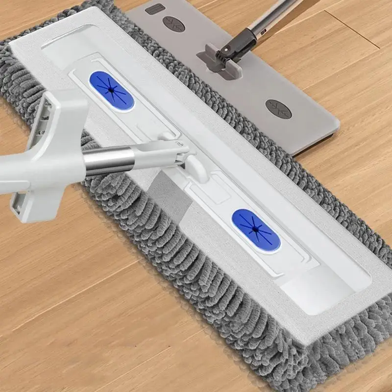 ~1Pc Soft 45CM Flat Mop Head Replacement Cloth Water Absorption Mop Pads For Home Floor And Window Cleaning Accessories