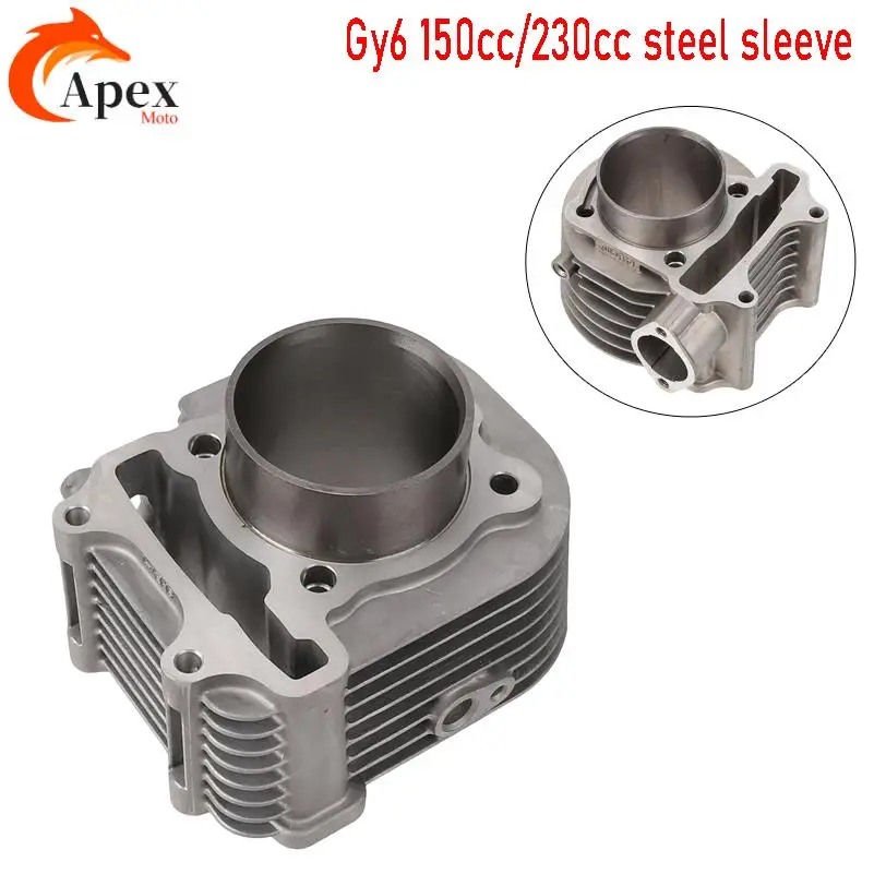 

66Mm/58mm set of steel for Gy6 150cc ATV Buggy scooter ring cylinder piston cylinder reforming