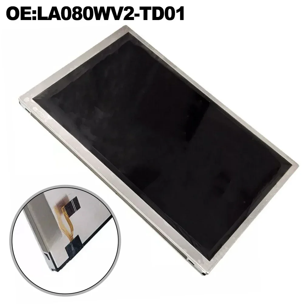 8inch Radio Nav LCD Display For Toyota For Highlander 2014-2019 OEM Number LA080WV2(TD)(01), LA080WV2-TD01