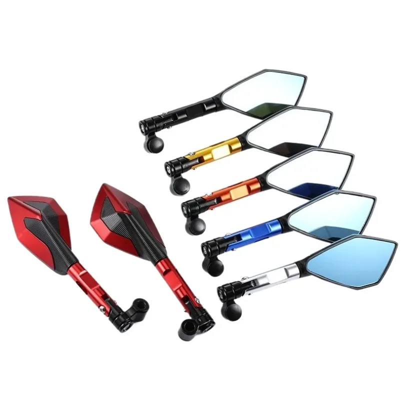 

Motorbike Rear View Mirror Bike Cycling Clear Wide Range Back Sight Rearview Reflector Adjustable Handlebar Left Right Mirror