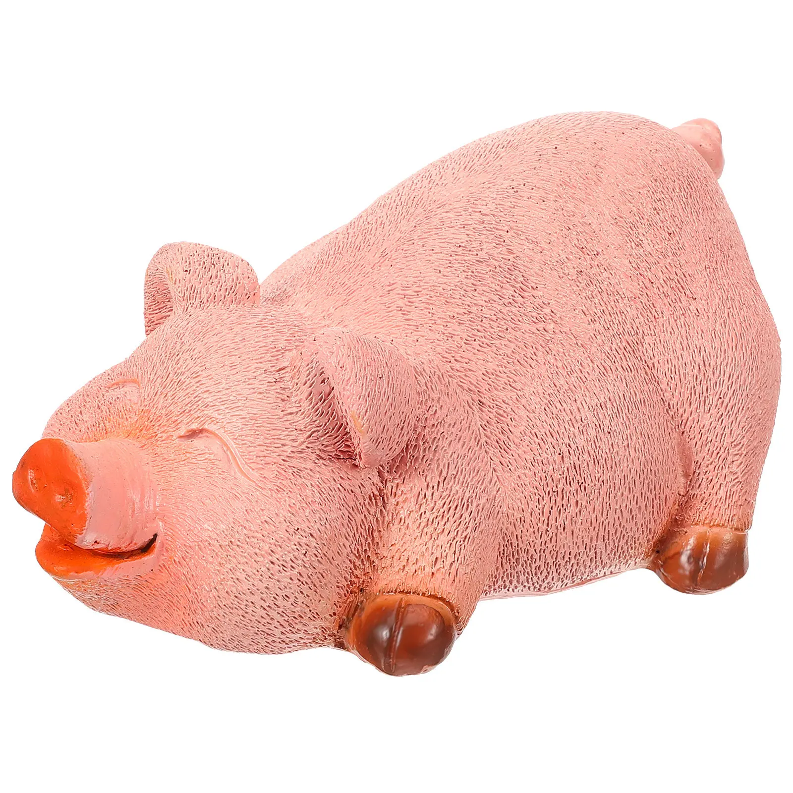 Pig-Shaped Outdoor Key Hider – Weatherproof Resin Spare Key Storage Box for Garden, Yard & Home Security
