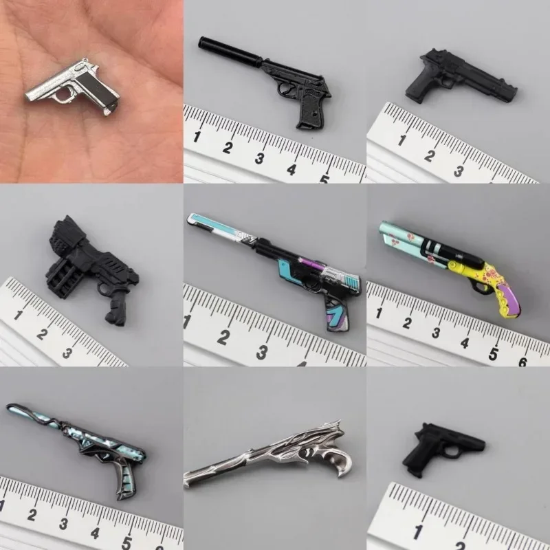 Mini 1/12 Scale Revolver Desert M1911 Eagle Pistol Weapon Gun Model for  6inch Male/Female Action Figure Body SHF Figma Neca