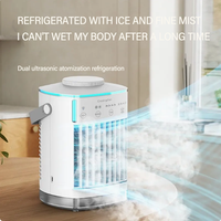 New mobile plus water cooling fan spray humidification desktop cooling fan office and home cooling fan mini portable