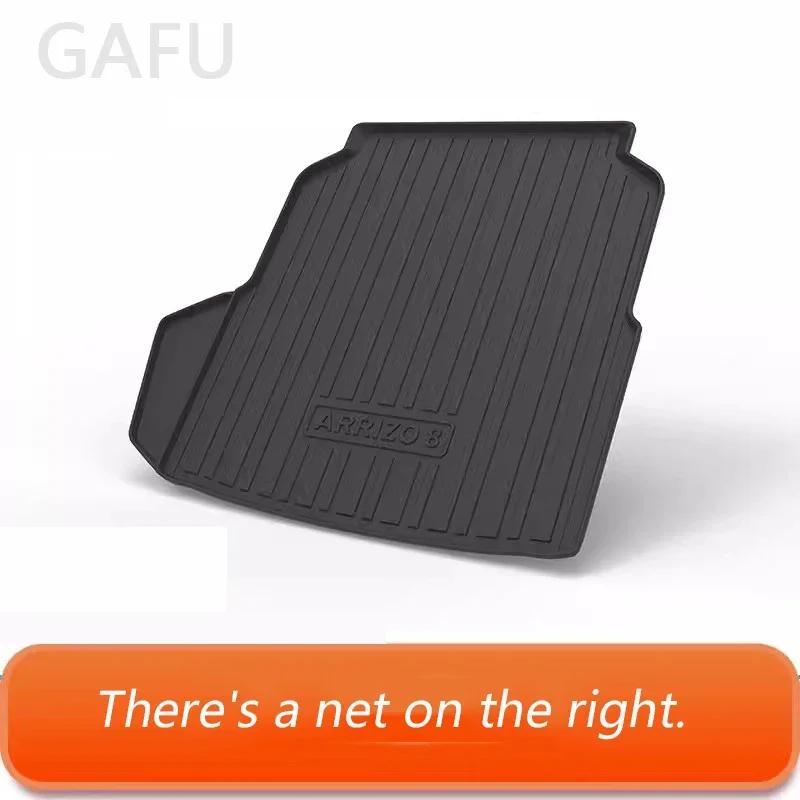 For Chery Arrizo 8 2022 Car Trunk Mat TPE 3D Upgrade Thickening Waterproof Anti-slip Automobile Interior Modification Supplies