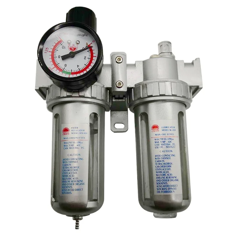 SFC-200 SFC-300 SFC-400 Air Filter Regulator Air Compressor Oil Water Separator Trap Filter Regulator Valve Automatic Drain