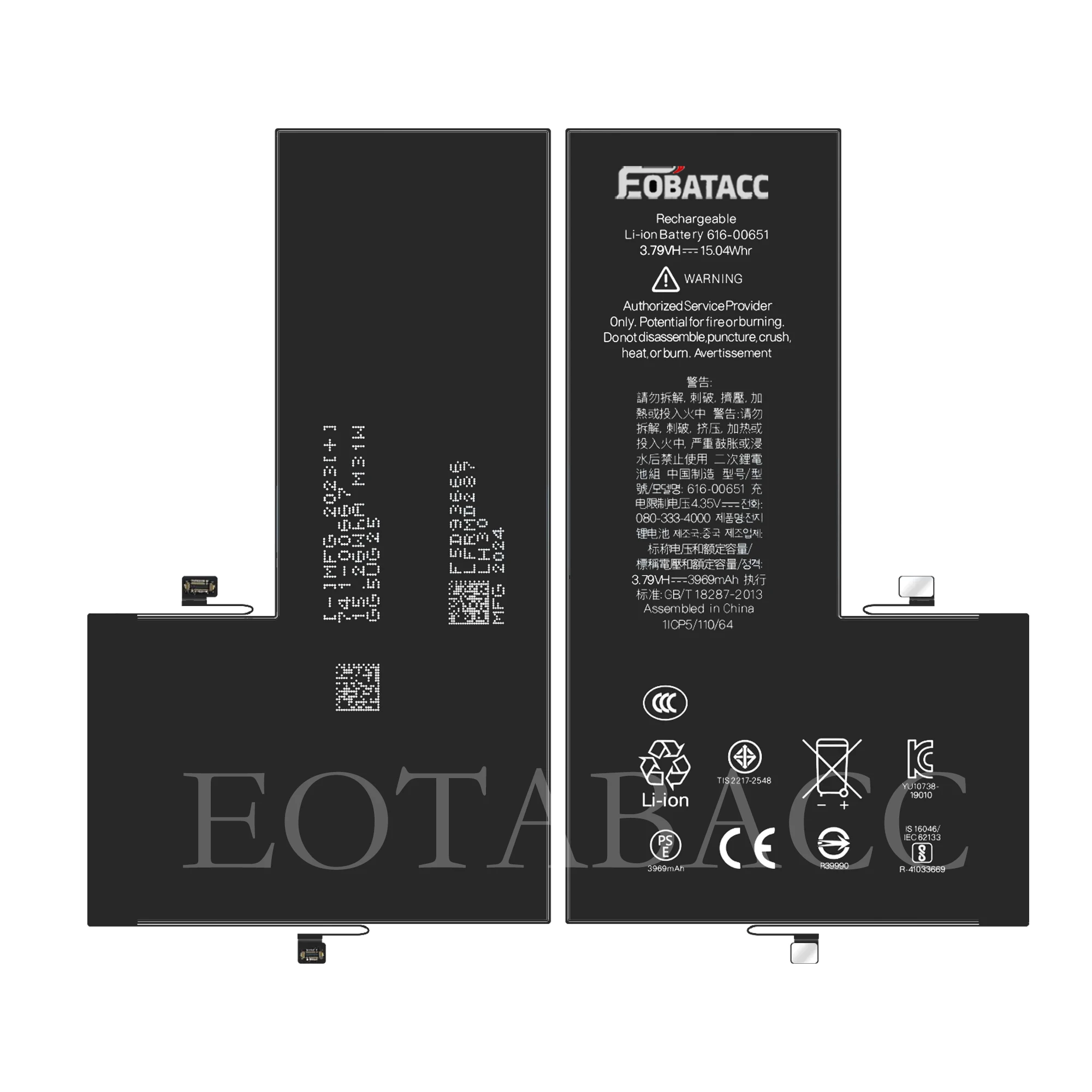 EOTABACC High Quality 100% Original Battery For iPhone 11 Pro Max/11promax/A2218/A2161/A2220 Phone Battery+Tools