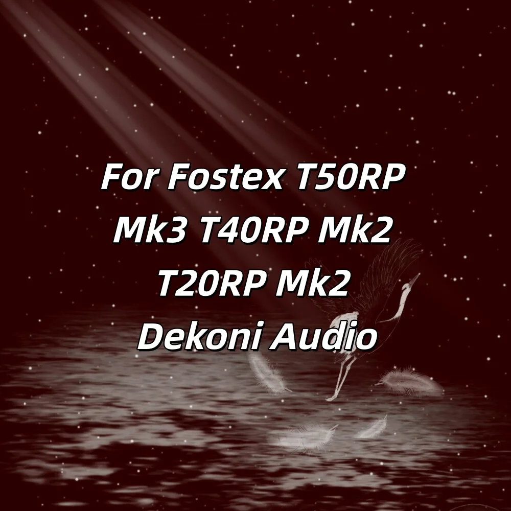 Graphene Plated Shield Silver Pure 99% Silver Earphone Cable For Fostex T50RP Mk3 T40RP Mk2 T20RP Mk2 Dekoni Audio 8481
