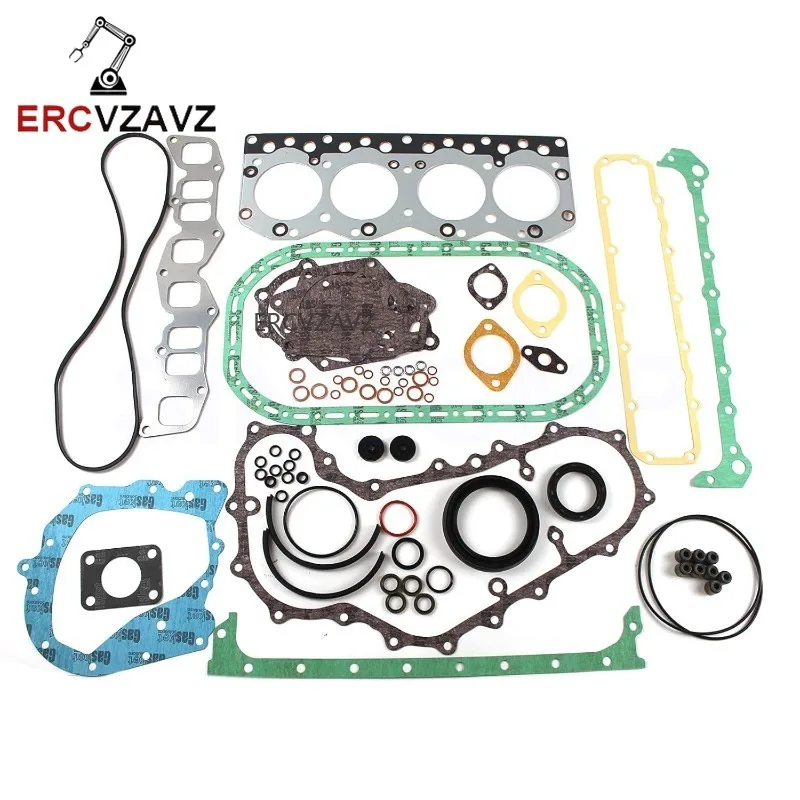 Engine Overhaul Gasket Kit Set for Isuzu Tcm Hyster Komatsu Forklift C240 C240PKJ C240PKG Engine