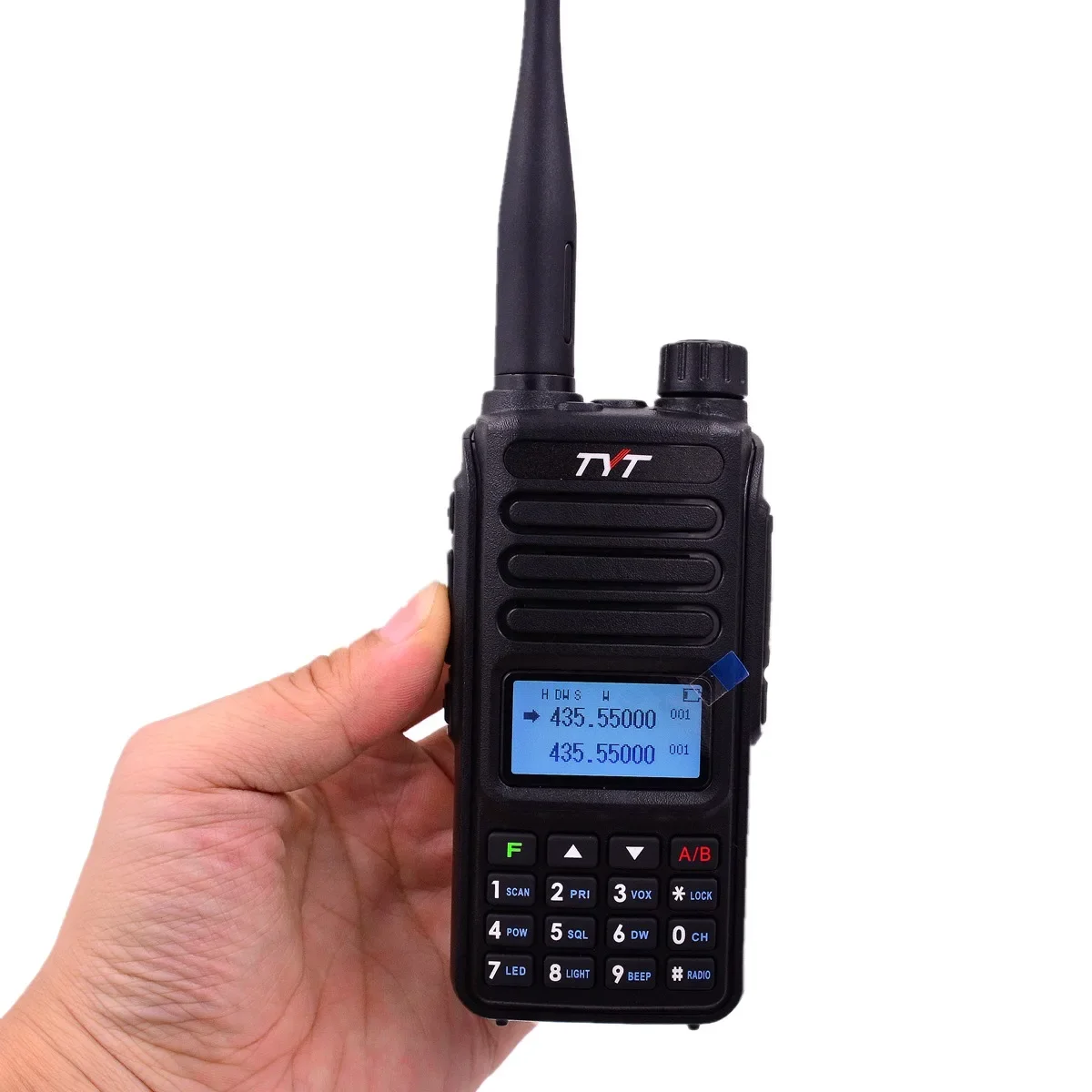 TYT UV98 Two Way Radio Max 10W 3200mAh Thicken Battery UHF VHF HD Screen Display Audio Waterproof Scrambler Radios Communication