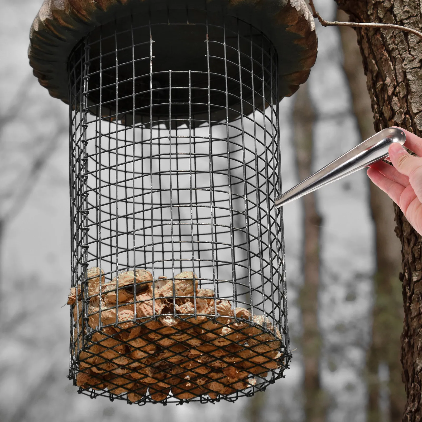 

Stainless Steel Bird Feeder Cup Food Scoop Cage Dish Pet Supplies Watering Small Animals Finches Parrots Hamsters