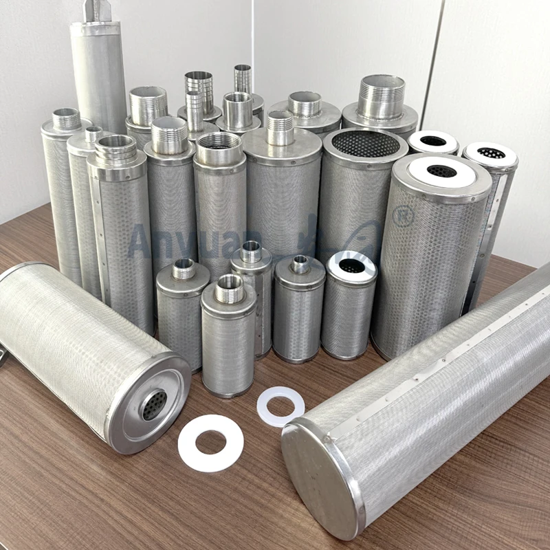 

High Quality 10 Inches Water Filter Parts Stainless Steel Cartridge 50 75 270 400 Micron