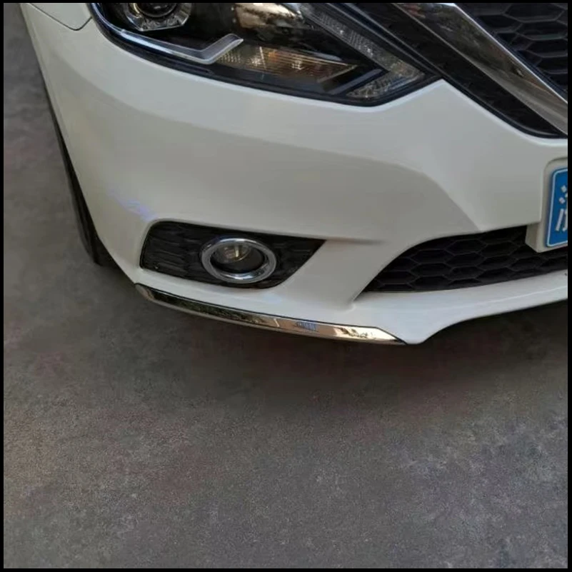 

FOR Nissan Sentra 2016-2019 Both Side Bumper Lip Corner Protection Cover Sticker Strip Trim Car Styling Auto Parts Accessories