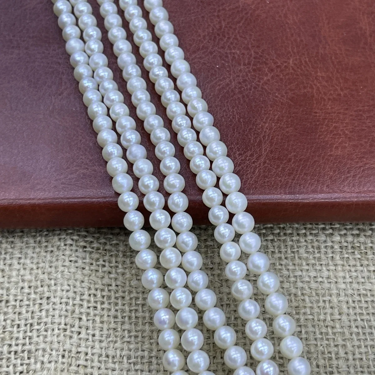 

5-6mmAAAAA Wholesale Natural Freshwater Round Pearl Loose Bead Jewelry Make DIY Necklace Bracelet Accessories Gift Women Wedding