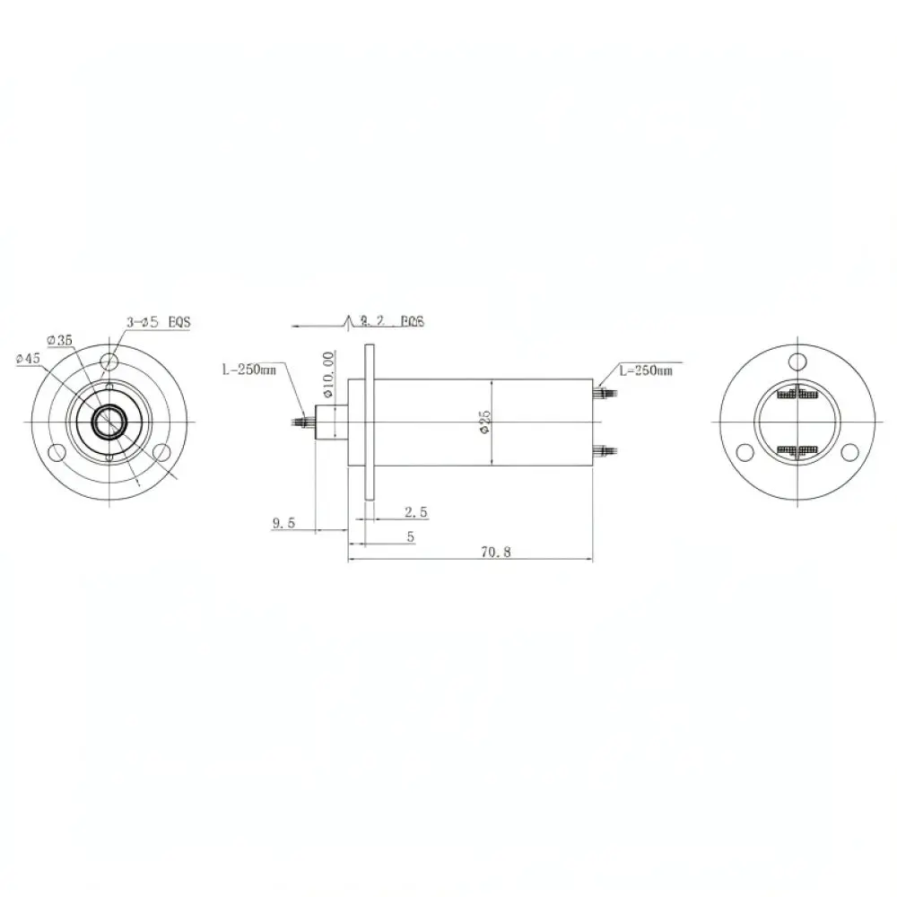 Mini Capsule Slip Ring For Guren Electric Conductive Rotary Joint Connector For Gimbal Camera Fishing Gear Signal Transmission