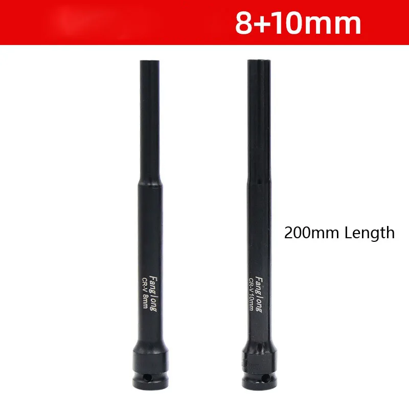 Imagem -05 - Chave Métrica de Soquete Raso Profundo Drive Impact Cabeça de Soquete Hexagonal Adaptador Universal Conversor Spanner 128 mm Comprimento