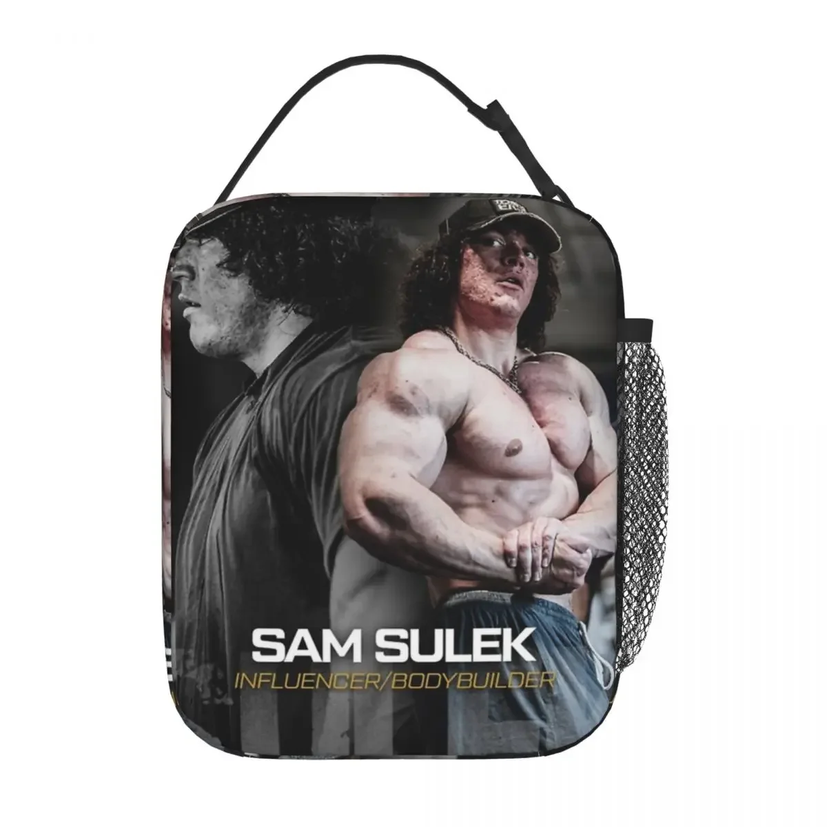 

Sam Sulek Hosstile Athlete Insulated Lunch Bag Cooler Lunch Container High Capacity Tote Lunch Box Girl Boy College Outdoor