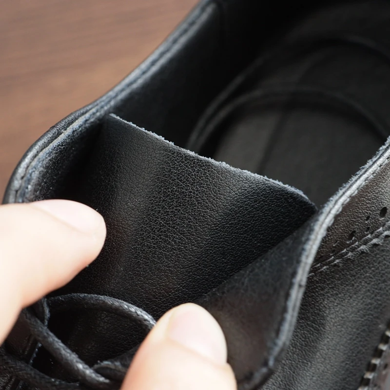 

Ele Briti Sle Men's oes Роскошные классические резиновые боты Faion Bue с резной отделкой из кожи, повседневные круглые туфли Toe oes