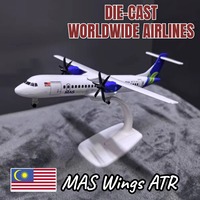 Metal Diecast Aircraft Model 7.5 Inches Scale Boeing Airbus ATR Concorde 330 747 C919 Replica Aviation Miniature Art Kid Boy Toy