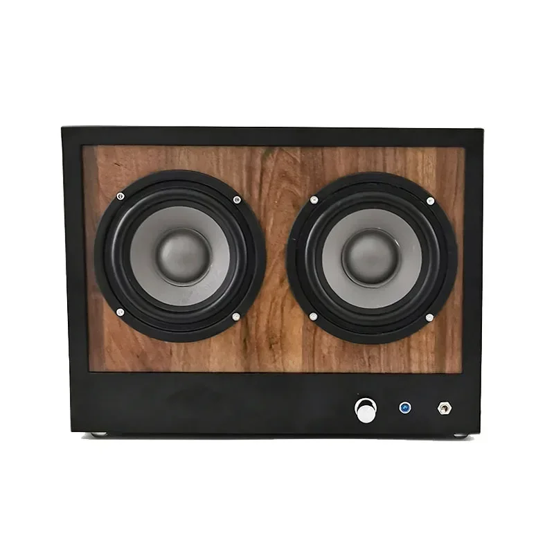 Simple modern light luxury, Bluetooth speaker subwoofer wood, audio desktop ornament, living room decoration