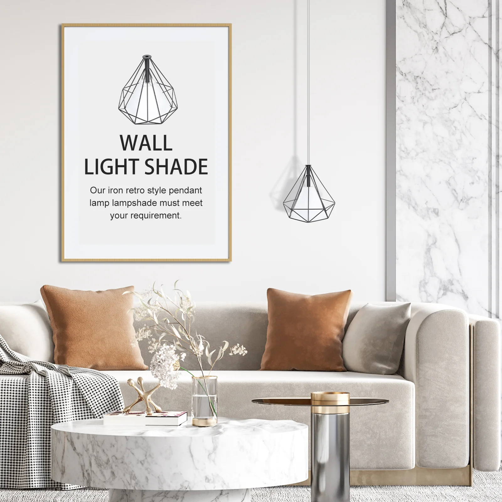 

Vintage Iron Art Lampshade Industrial Style Home Decor Pendant Light Cover Exquisite Workmanship Durable Material Warm