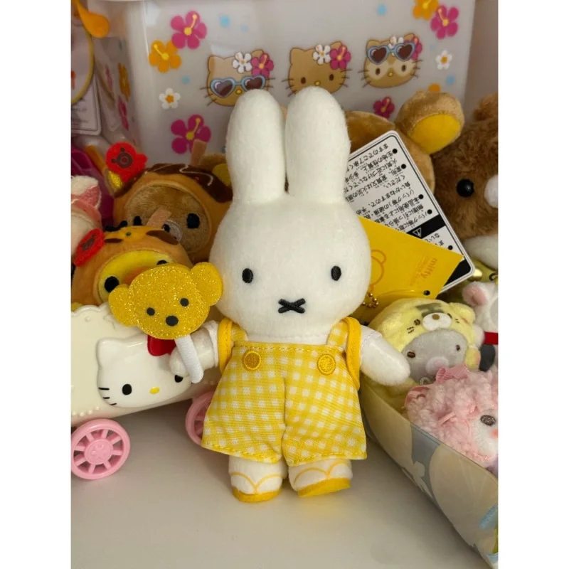 

Kawaii Miffy плюшевый кулон дофамин мультфильм рюкзак аксессуары брелок мягкая игрушка нежная плюшевая кукла кулон подарки