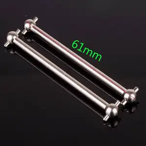 Bir çelik Evrensel Köpek Kemiği Tahrik Mili RC Araba için Arrma Tamiya, Hpı, Kyosho, Gök Gürültüsü Kaplan, HSP Model Oyuncaklar 2 adet 8 en çok satan, dişli kyosho-no. 7