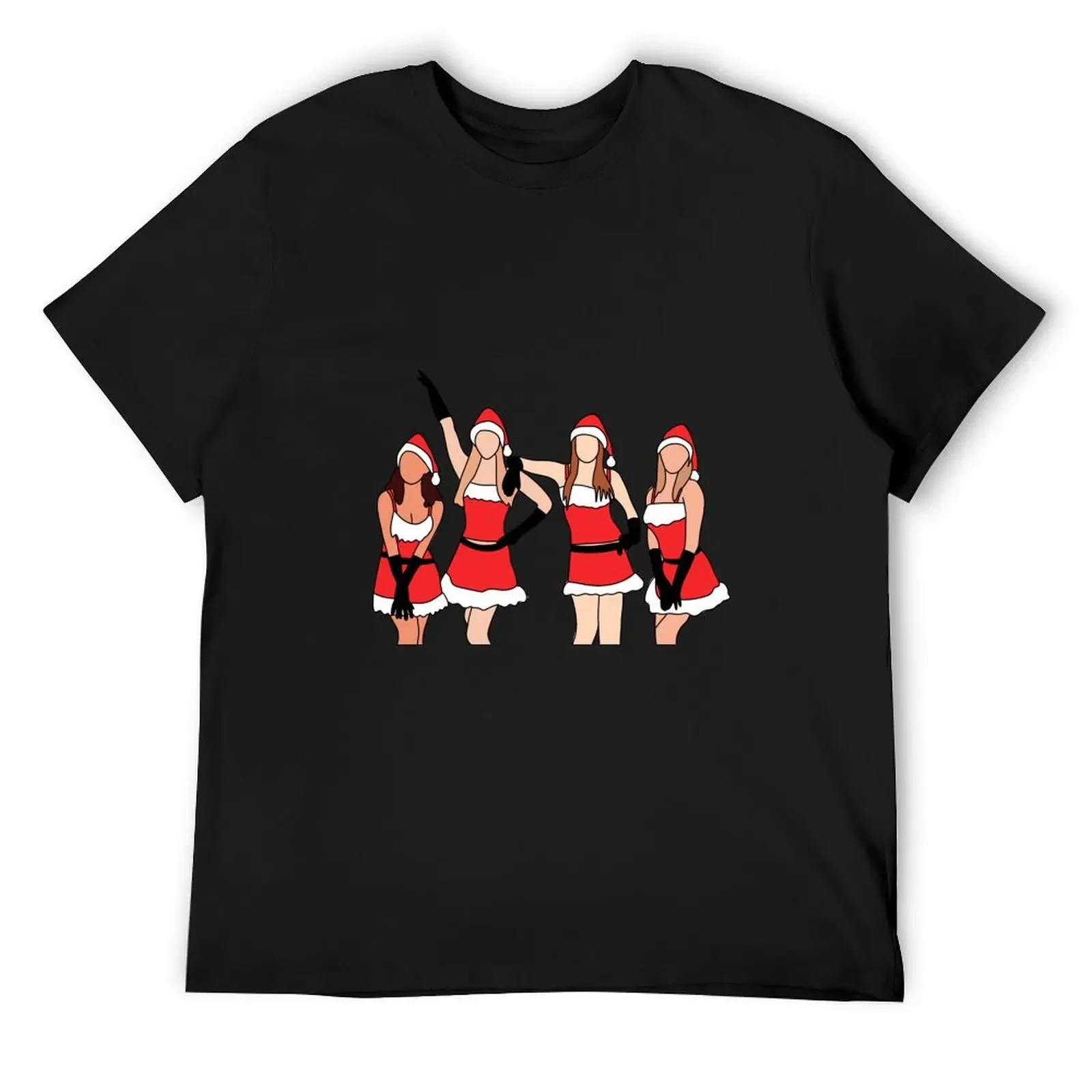 Mean Girls Christmas Drawing T-Shirt new edition customs basketball graphic tees cute clothes men t shirts high quality