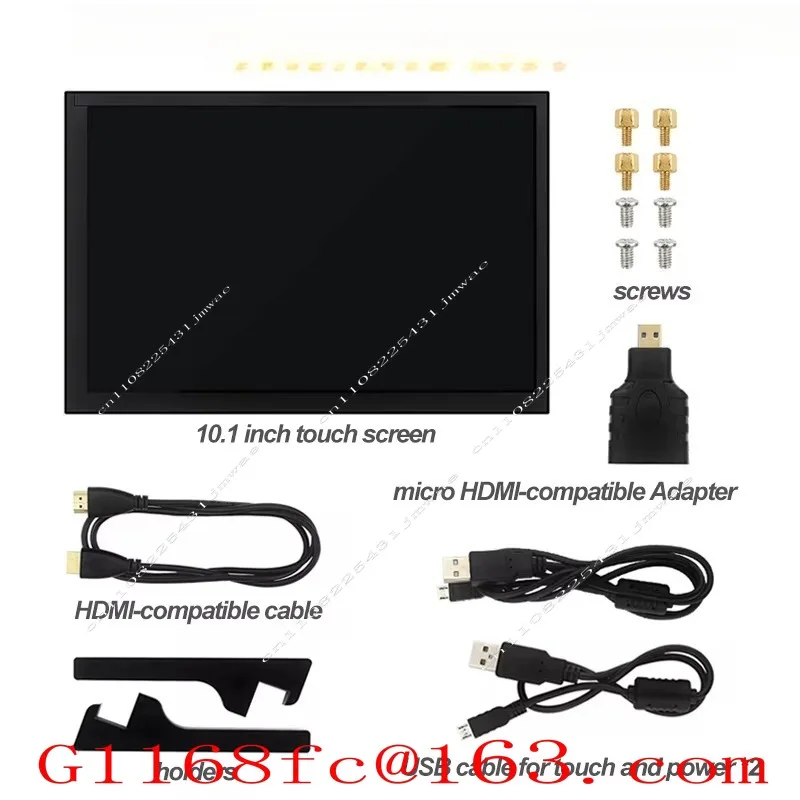 10.1-inch LCD IPS Capacitive Touchscreen HDMI Compatible with 1280x800 Display