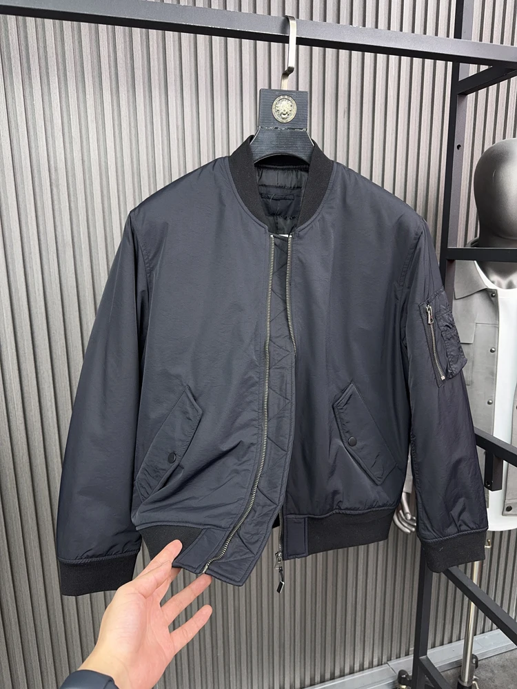 

Pampa & Мужская модная Thiened Flight Jaet с воротником-стойкой, удобная повседневная верхняя одежда, модная весенне-осенняя верхняя одежда