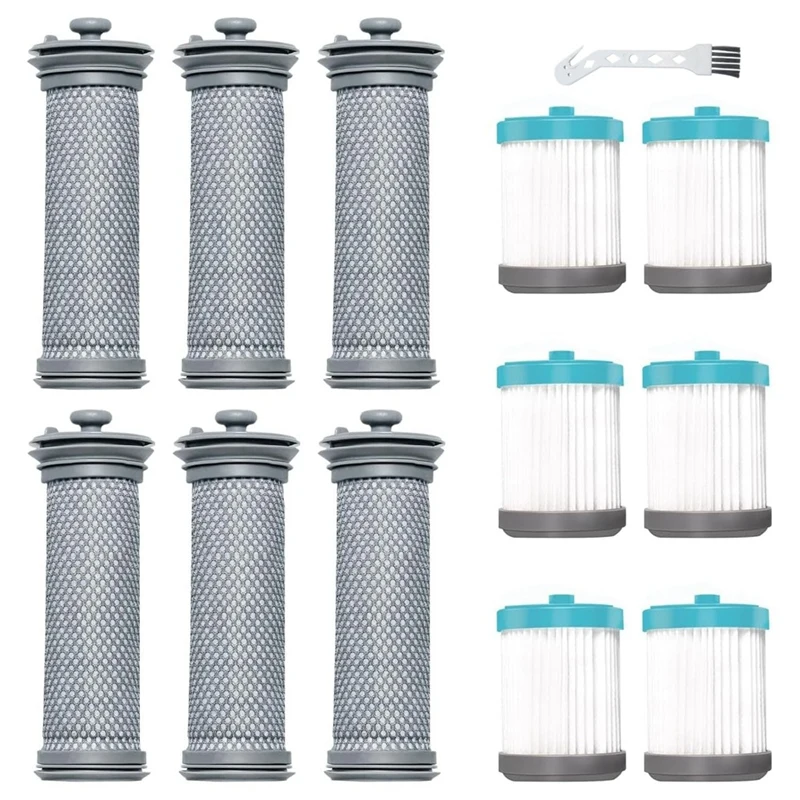 Vacuum Filter Replacement For Tineco A10 Series A11 Series, PURE ONE S11, S11 Series,6 Pre Filters & 6 HEPA Filters