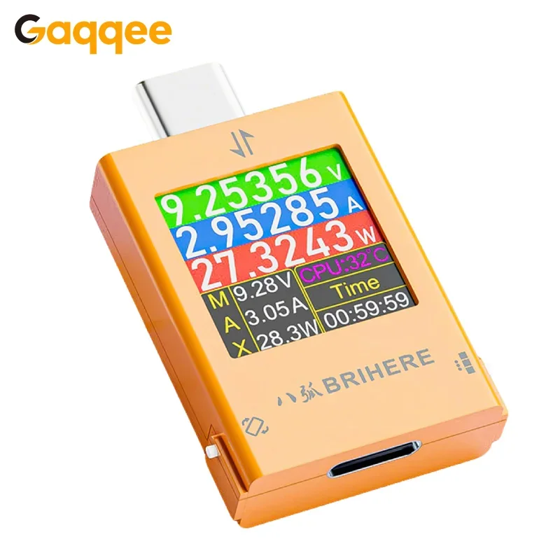 

DC 4.5-50V USB Type C Power Tester Voltage Current Meter with Color Screen for Phone Laptop PD QC Fast Charging Wholesale