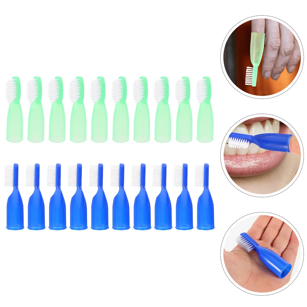 20 Pcs Tooth Brush Prison Toothbrush Portable Toothbrushes Soft 750X200X200CM Small Mini Tiny Use Finger Travel