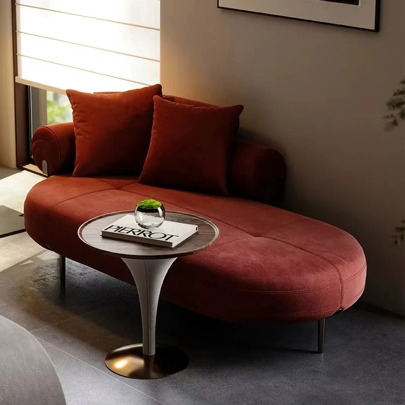 French retro queen chair, luxury villa living room sofa, leather bedroom sofa.