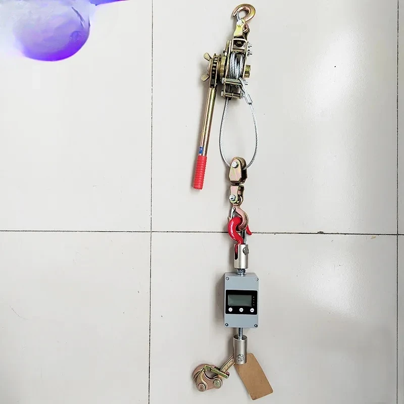 

Digital elastic sling tension installer, elastic sling tension meter
