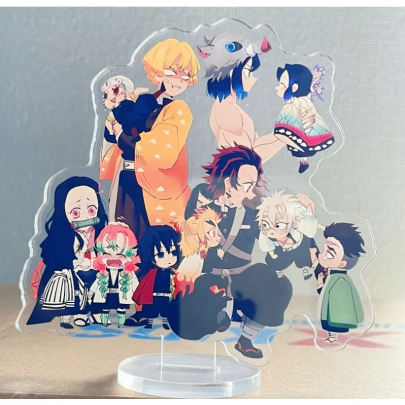 

Demon Slayer Acrylic Double-layer Ornaments Tanjirou Tomioka Giyuu Anime Action Figure Desk Decoration Models Toy Birthday Gifts