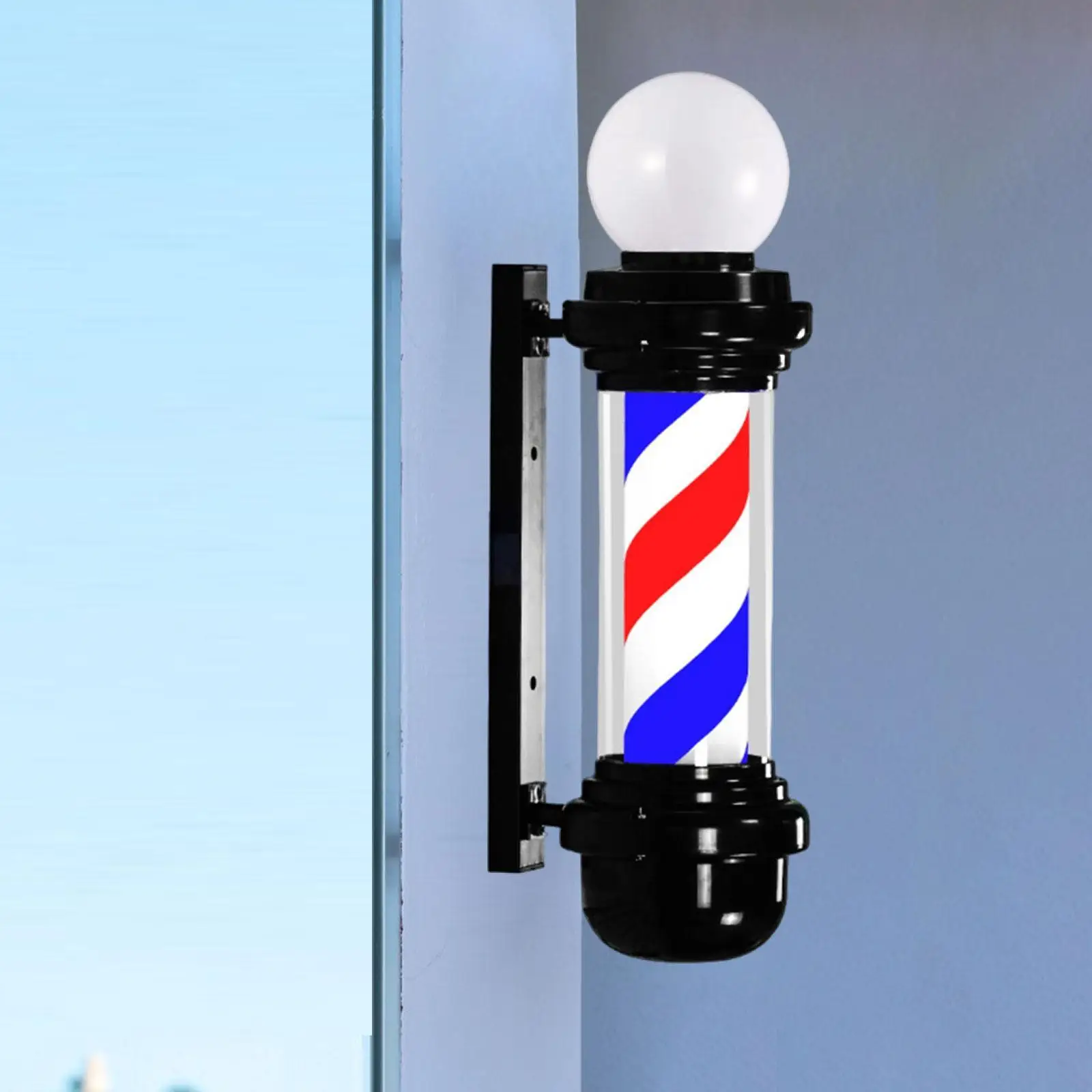 26.8' Barber Pole Light Classic Signs Salon Open Sign Light for Hair Salon