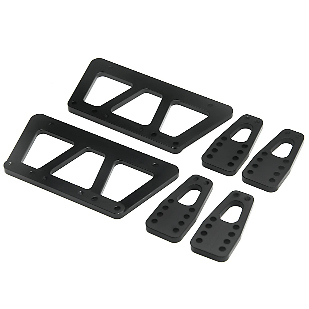 AXSPEED Aluminum Alloy Chassis Lift Plate Set for 1/10 Axial SCX10 RC Truck Models Car Upgrade Parts