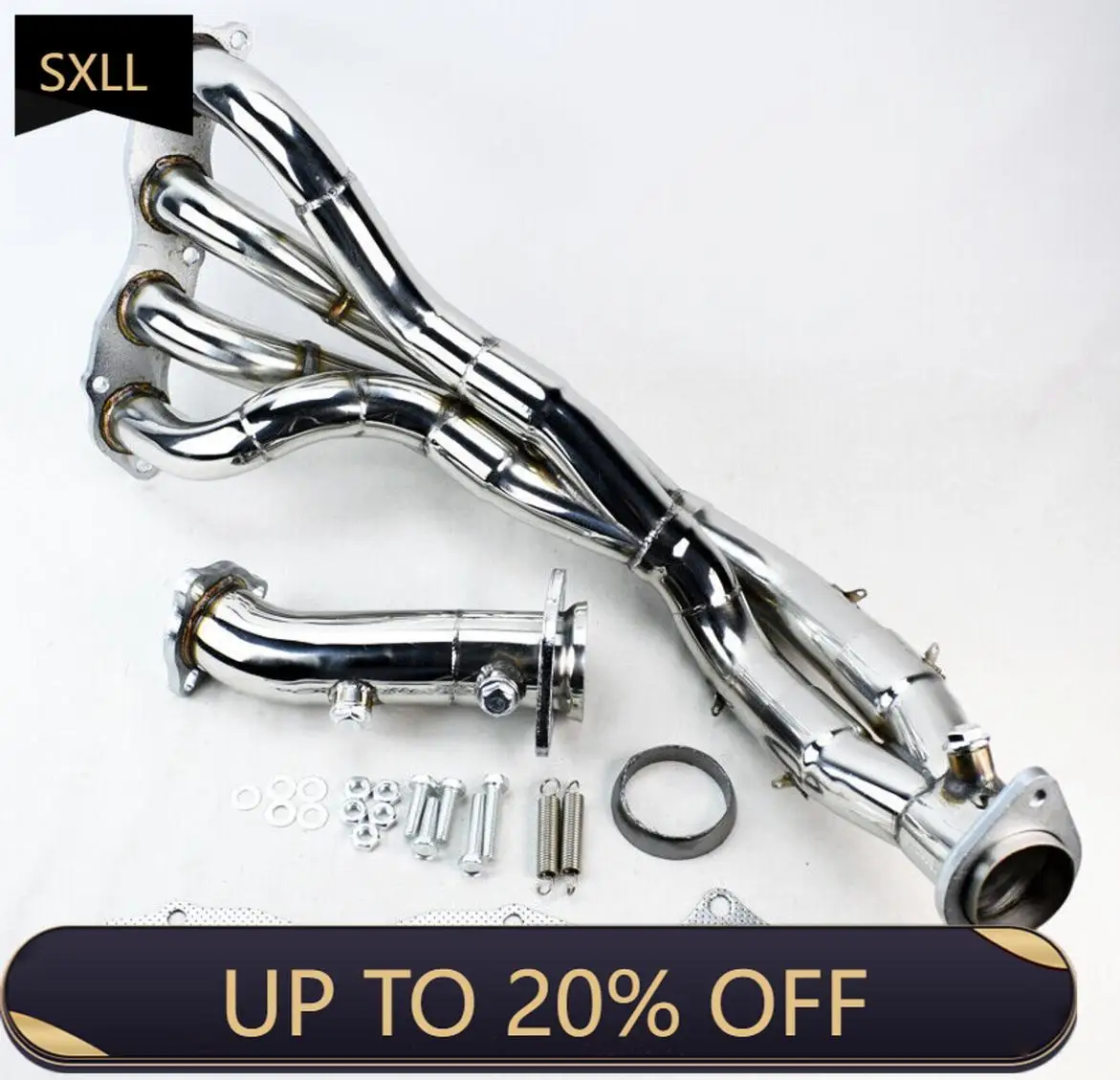 

SXLL 2002-2005 Si/SiR 2.0L 2002-2006 Exhaust manifold header for Acura RSX base 2.0L intake 1-3/4 "OUT 2-1/2" header