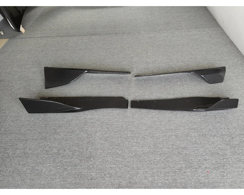 

for McLaren 720S retrofit upgrade Ry style carbon fiber side skirt threshold spoiler body kit