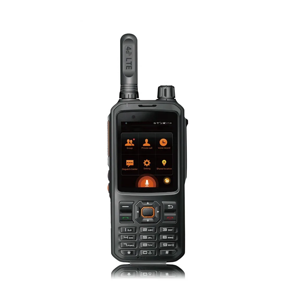 YYHC-Handheld radio walkie talkie 50km 4G LTE wifi handy business network GPS two way radio IP BT android poc radio T320