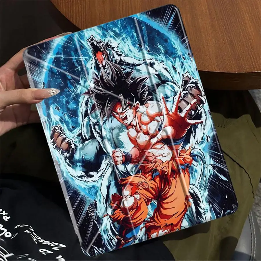 

Чехол для планшета iPad Air 4 5 M3 M2 1 2 M4 11 дюймов Pro 2025 Pro 11th 10th 9th 8th 7th 12.9 дюймов Mini 6 7 с держателем, дизайн Dragon Ball