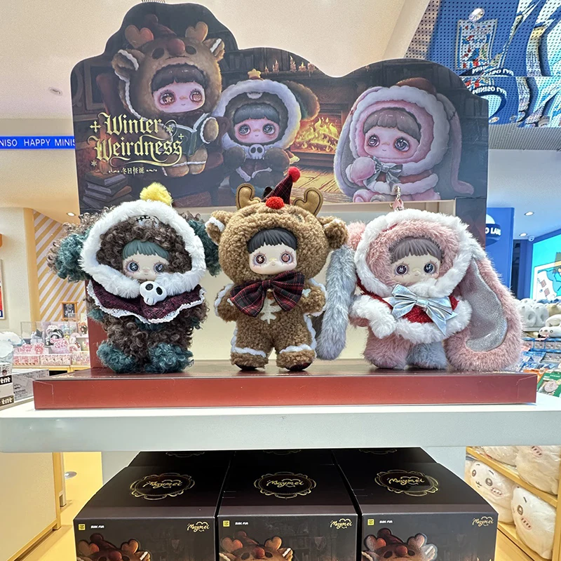 

В наличии Maymei зимние виниловые фигурки кукол, коллекционная слепая коробка, милая модная игрушка, изысканный рождественский подарок для