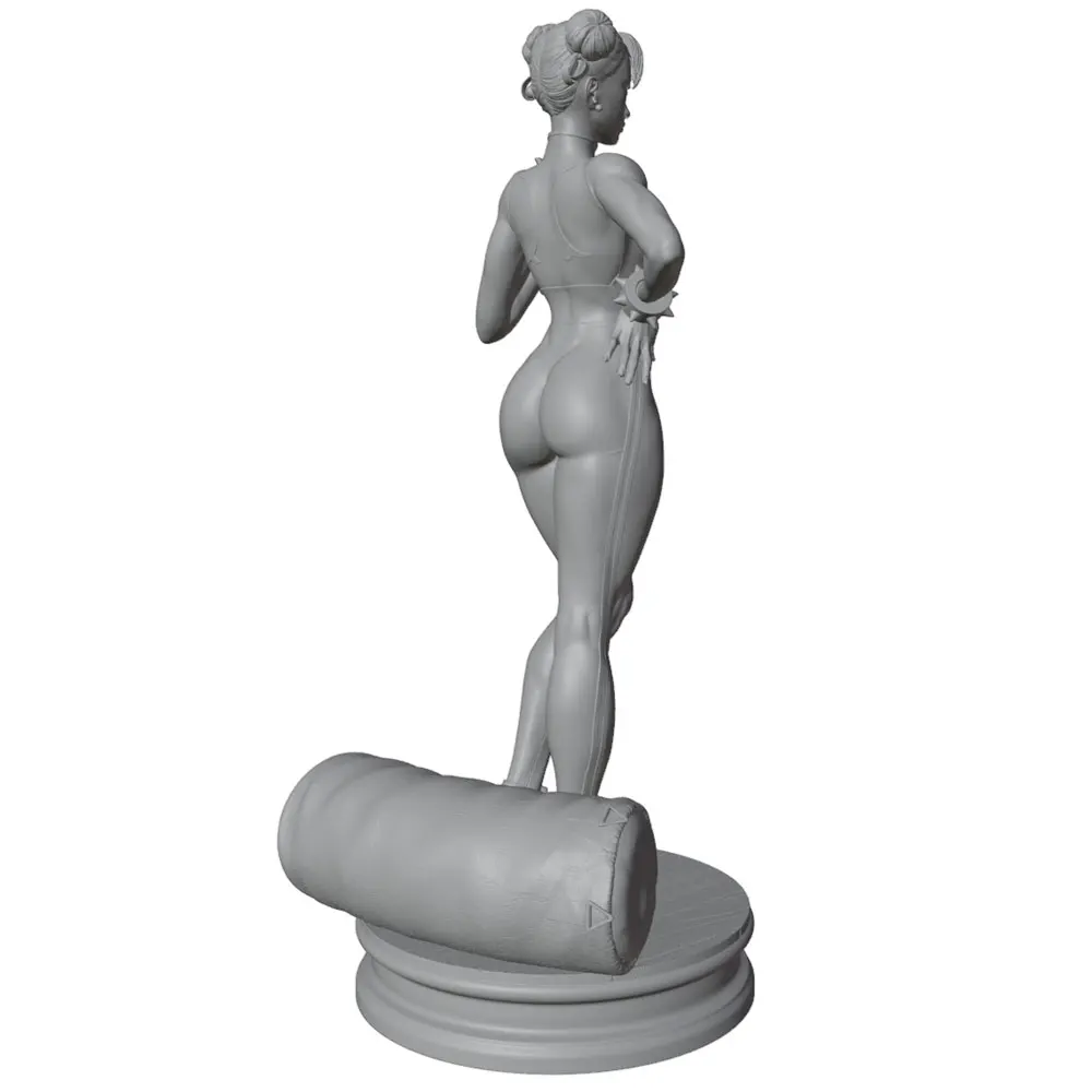 Figura resina sin pintar pose segura para juegos de rol y coleccionismo - imagen 5