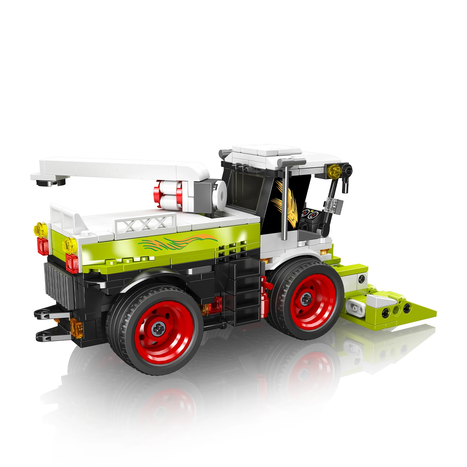 ハーベスター/農業用ローダー MOC ビルディングブロックセット ファームシリーズ車両 24091/24093 車 男の子組み立てモデル ブロックおもちゃ ギフト