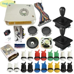 Arcade Machine Kit Pandora saga DX with Game 5000 in 1 American Joystick + American Style Arcade Button Power Supply Speake