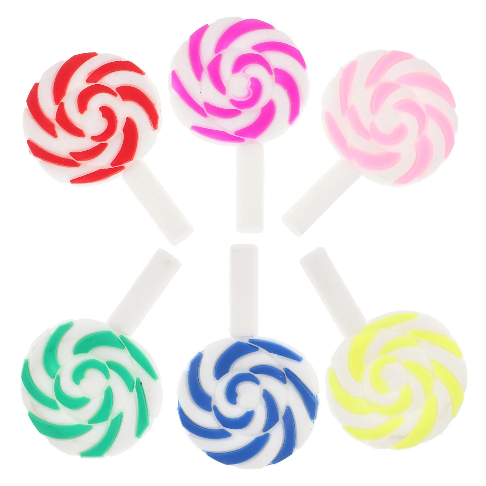 

36Pcs DIY Materials Realistic Clay Lollipop Embellishments Suitable for Craft Projects Necklace Cardmaking Accessories